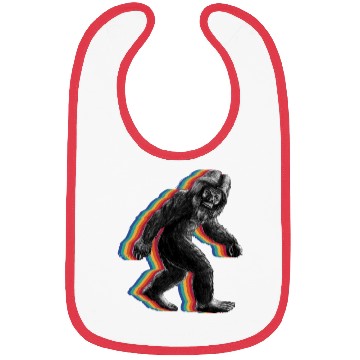 Discover Retro Bigfoot vintage Fun and Nostalgic Sasquatch Bibs