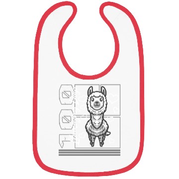 Discover School Bibs, 100 LLamazing Days Cute Llama Bibs,
