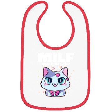 Discover MILF Man I love Felines Funny Cats Bibs