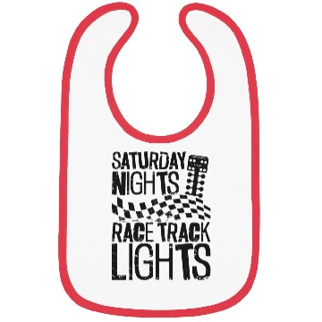 Discover Drag Racing Race Car Saturday Bibs