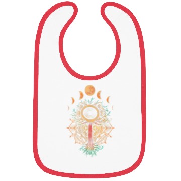 Discover Mardi Gras Carnival Mexican Graphic Bead Heartbeat Bibs