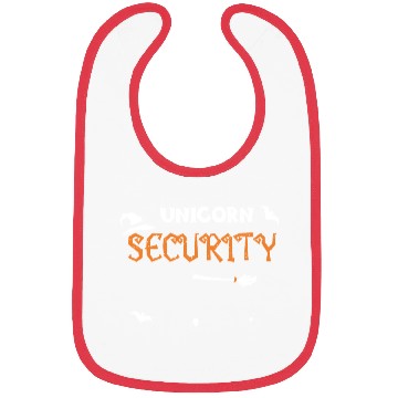 Discover Unicorn Security - Halloween Bibs