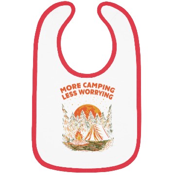 Discover More Camping Less Worrying Camper Friends Camp Bud Bibs