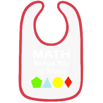 Discover Math Keeps You In Shape Funny Math Teacher Workout Bibs