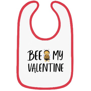 Discover Bee My Valentine1872 Bibs