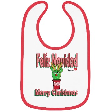 Discover Felíz Navidad Cactus Lady Bibs