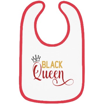 Discover Black queen Bibs