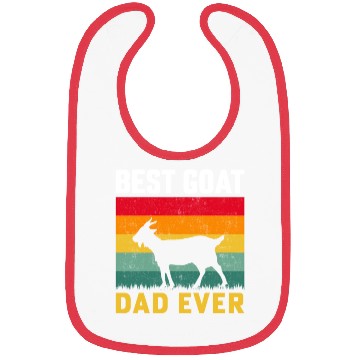 Discover Best Goat Dad Ever Bibs