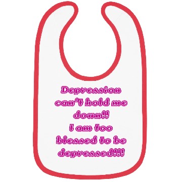 Discover Depression can t hold me Bibs