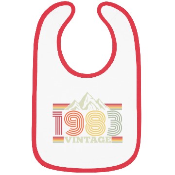 Discover 1983 birthday mountains hiking climbing Bibs