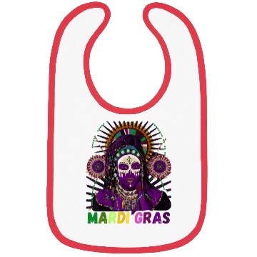 Discover Voodoo Queen Magic Mardi Gras Bibs