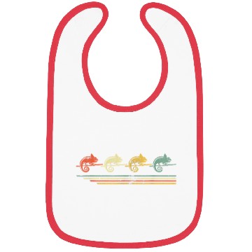 Discover retro vintage chameleon lover animal father day Bibs