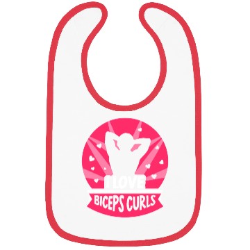 Discover I Love Biceps Curls Sayings Workout Curl Muscle Bibs