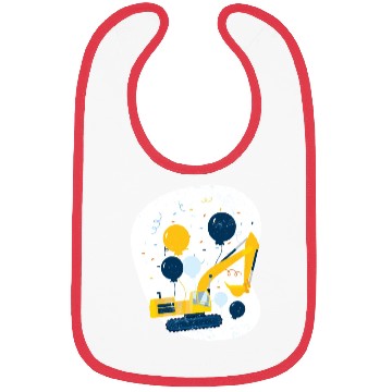 Discover Yellow bulldozer celebrating Yellow bulldozer cele Bibs