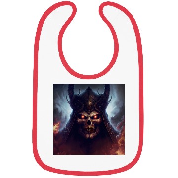 Discover Fiery demon of death version 2 Bibs