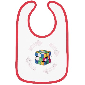 Discover Eat Sleep Solve Repeat Math Speed Cubing Genie Bibs