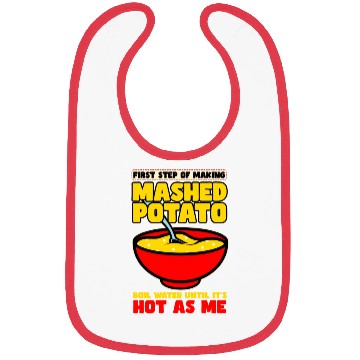 Discover First Step Of Making Mashed Potatoes Bibs