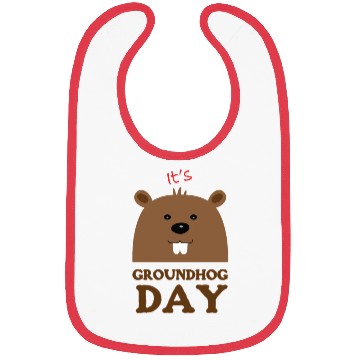 Discover Its Groundhog Day Bibs