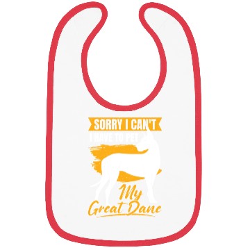 Discover Great Dane German Mastiff Dog Lover Gift Bibs
