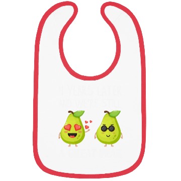 Discover And We're Still A Great Pear Anniversary Bibs
