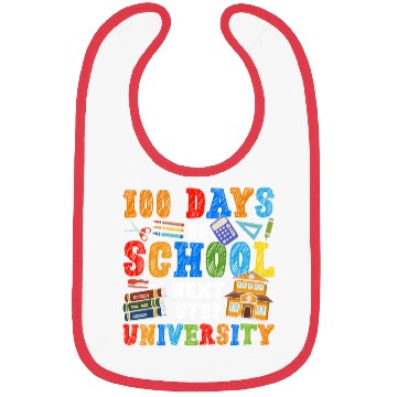 Discover 100 Days of School - Next Step University Bibs