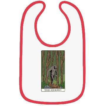 Discover Bigfoot Tarot Card "The Hermit" for a Tarot Reader Bibs