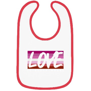 Discover LGBTQ Love is never wrong Bibs