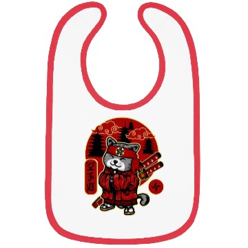 Discover Samurai Cat Bibs
