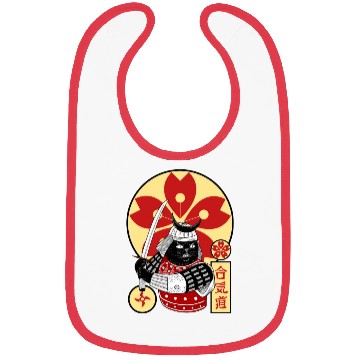 Discover Samurai Cat Bibs
