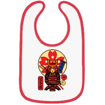 Discover Samurai Cat Bibs