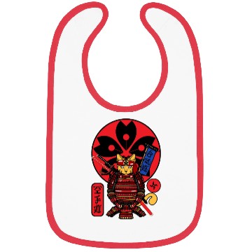 Discover Samurai Cat Bibs
