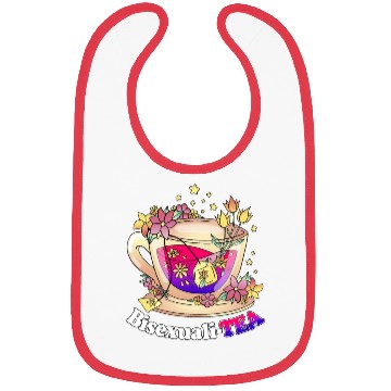 Discover Bisexualitea Cute Teacup Bisexual LGBT Bi Pride Ar Bibs