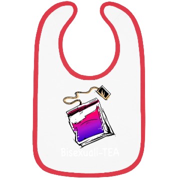 Discover Bisexualitea Funny Bisexual Tea Bag Bi Pride Color Bibs
