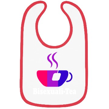 Discover Bisexualitea Teacup Bi Pride Colors Bisexual Aesth Bibs