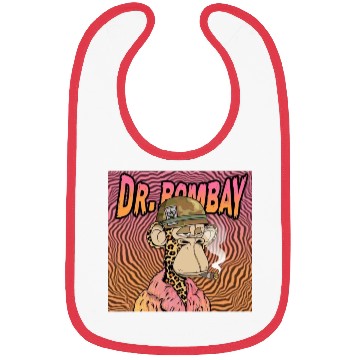 Discover DR BOMBAY, NFT Art, Trippy Monkey Bibs