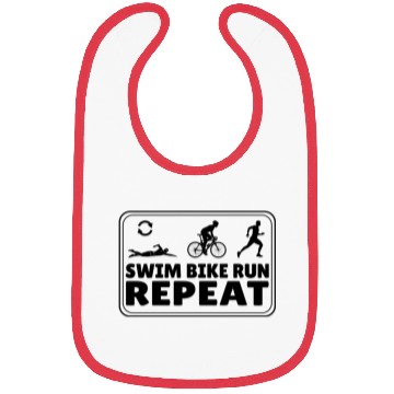 Discover Triathlete running swimming cycling repeat Bibs