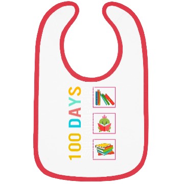 Discover School Bibs, 100 Days Sharper Reading Cactus