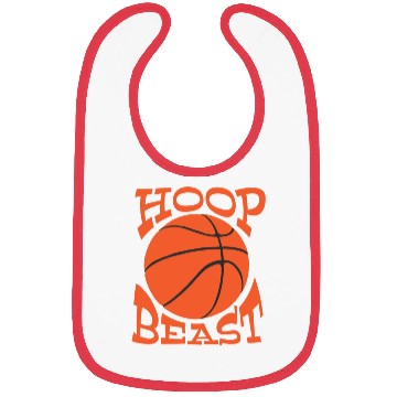 Discover Hoop Beast / slam dunk - funny basketball saying Bibs