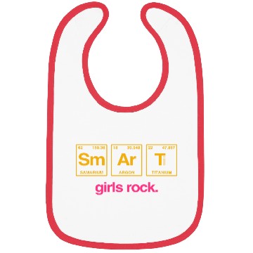 Discover SMART GIRLS ROCK - Elements Periodic Table Bibs