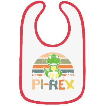 Discover Pi-rex Dinosaur Math Teacher Mathematician Pi Day Bibs