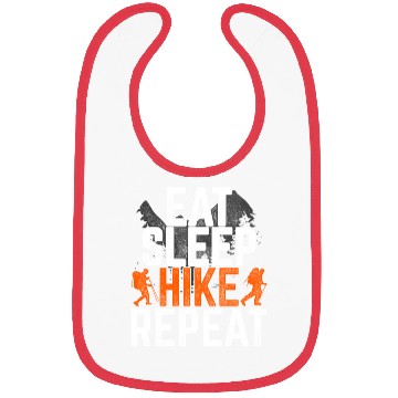 Discover Hiking - Eat Sleep Hike Repeat Bibs
