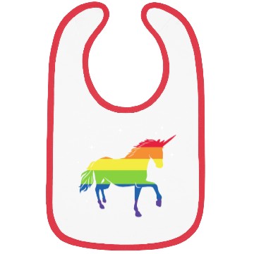 Discover LGBT Unicorn Rainbow Flag Bibs