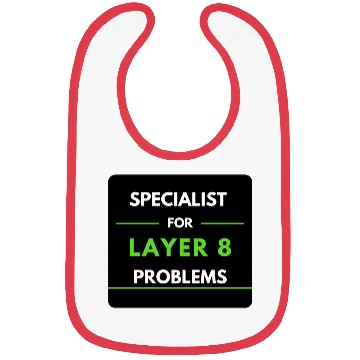 Discover Specialist For Layer 8 Problems (green) Bibs