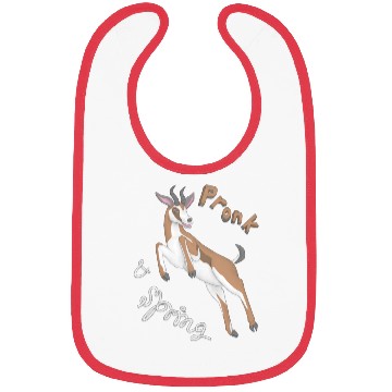 Discover Pronk and Spring Springbok Bibs
