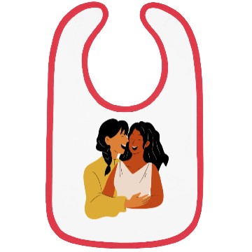 Discover lesbian lgbtq pride valentine day 202 valentines Bibs