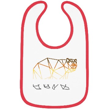 Discover LGBT Bear Bibs, LGBT bear Geometric Bear Pride,