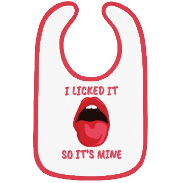 Discover I Licked It So It's Mine Funny Lesbian Pride Month Bibs
