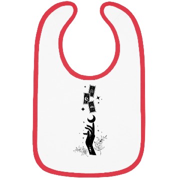 Discover Witchy tarot card design Bibs