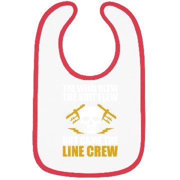 Discover Funny Electrical Lineman Saying Thank A Lineman Bibs