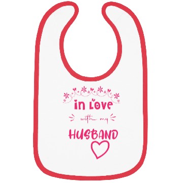 Discover Love with My hasband Cute Valentine day Mom to Be Bibs